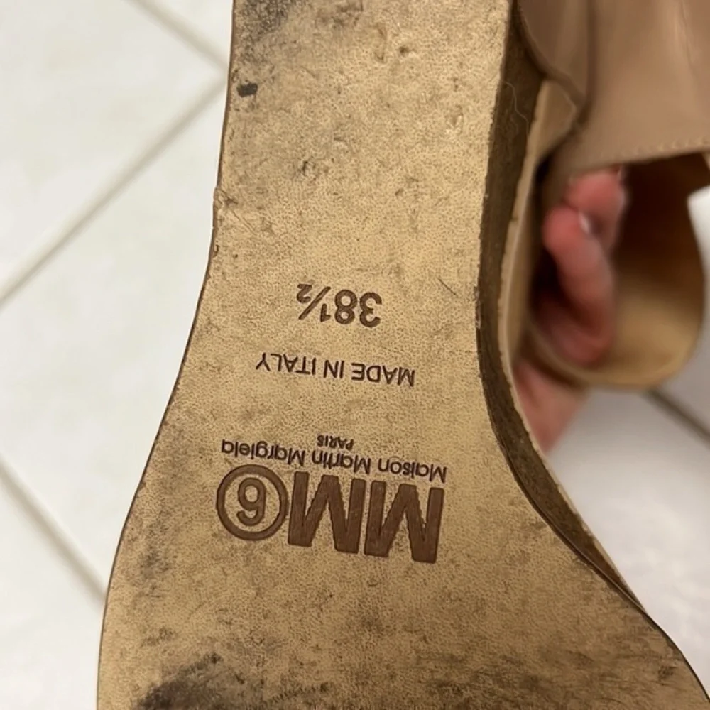 Maison Martin Margiela MM6 Paris pink wedge heels